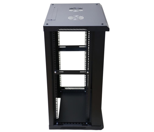 ExtraLink Wisząca 19" 15U 600x600mm (czarna) - 489485 - zdjęcie 4